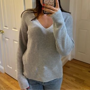Gray Knitted Sweater